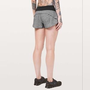 Lululemon Speed Up Short *2.5" Heather Lux Multi Black / Black